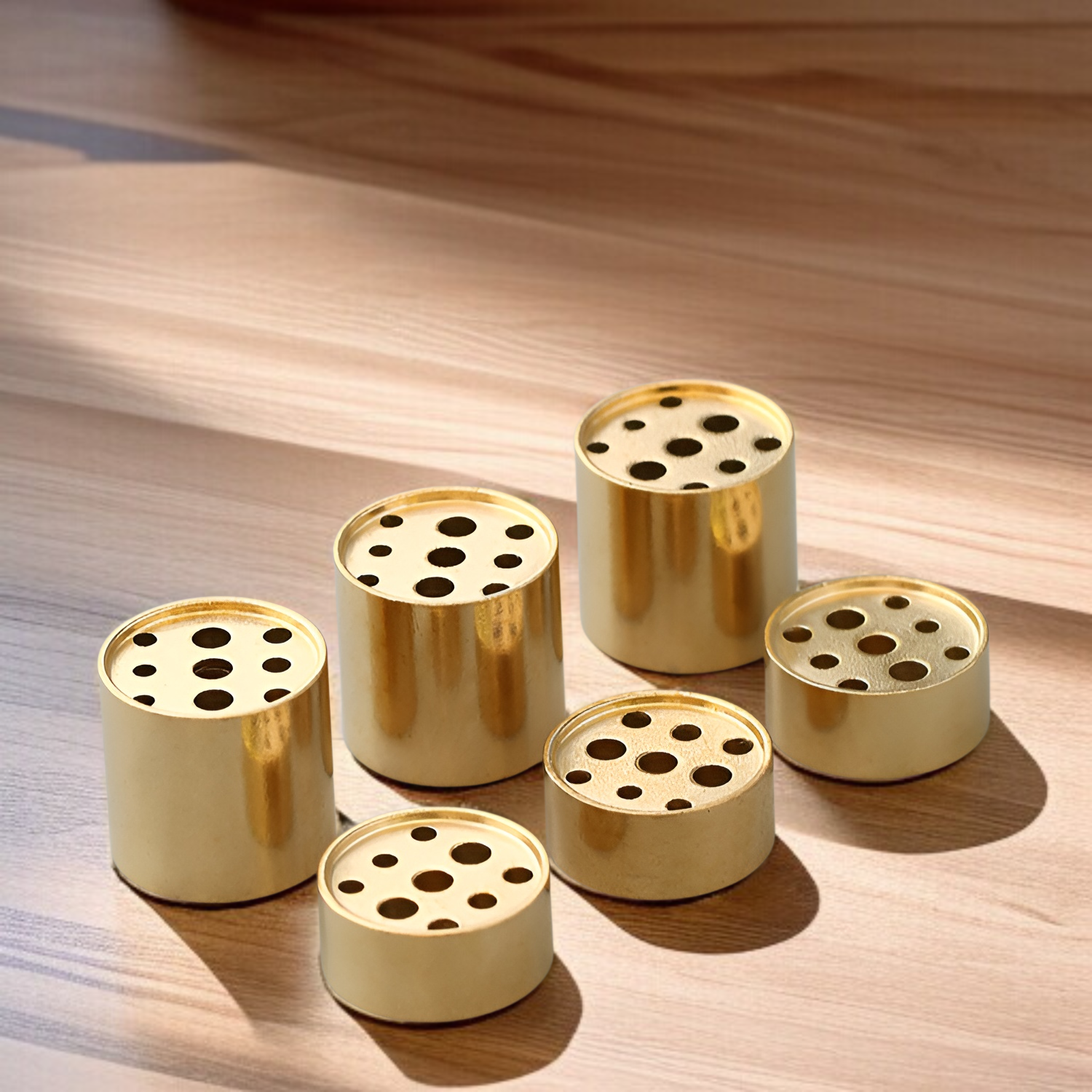 ทองแดงบริสุทธิ์เก้าหลุมปักกระถางธูป