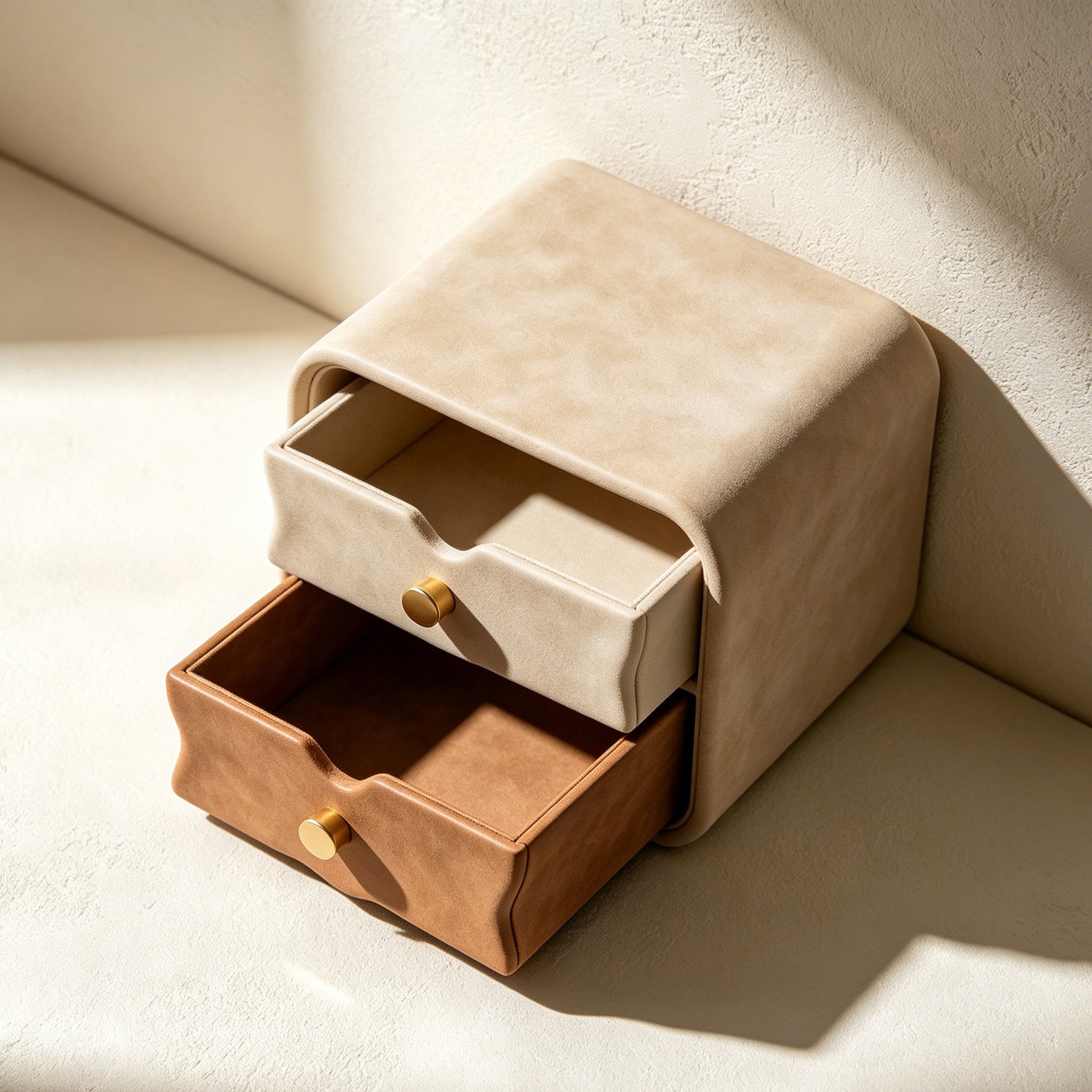 Jewelry box organizer for rings, earrings, and necklaces