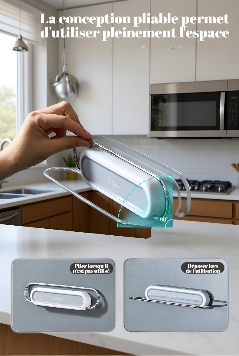 Design moderne du porte-chaussures mural salle de bain