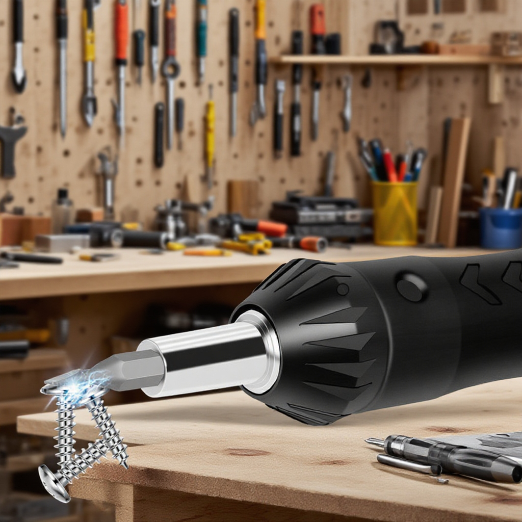 스마트폰 수리 작업 중 드라이버 사용 장면