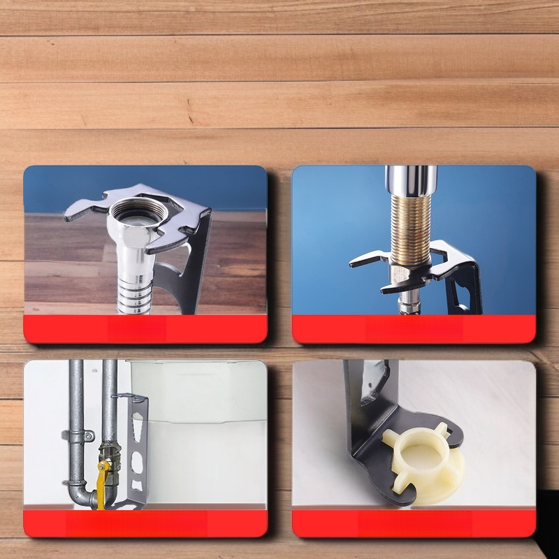 Compact carbon steel wrench for tight spaces