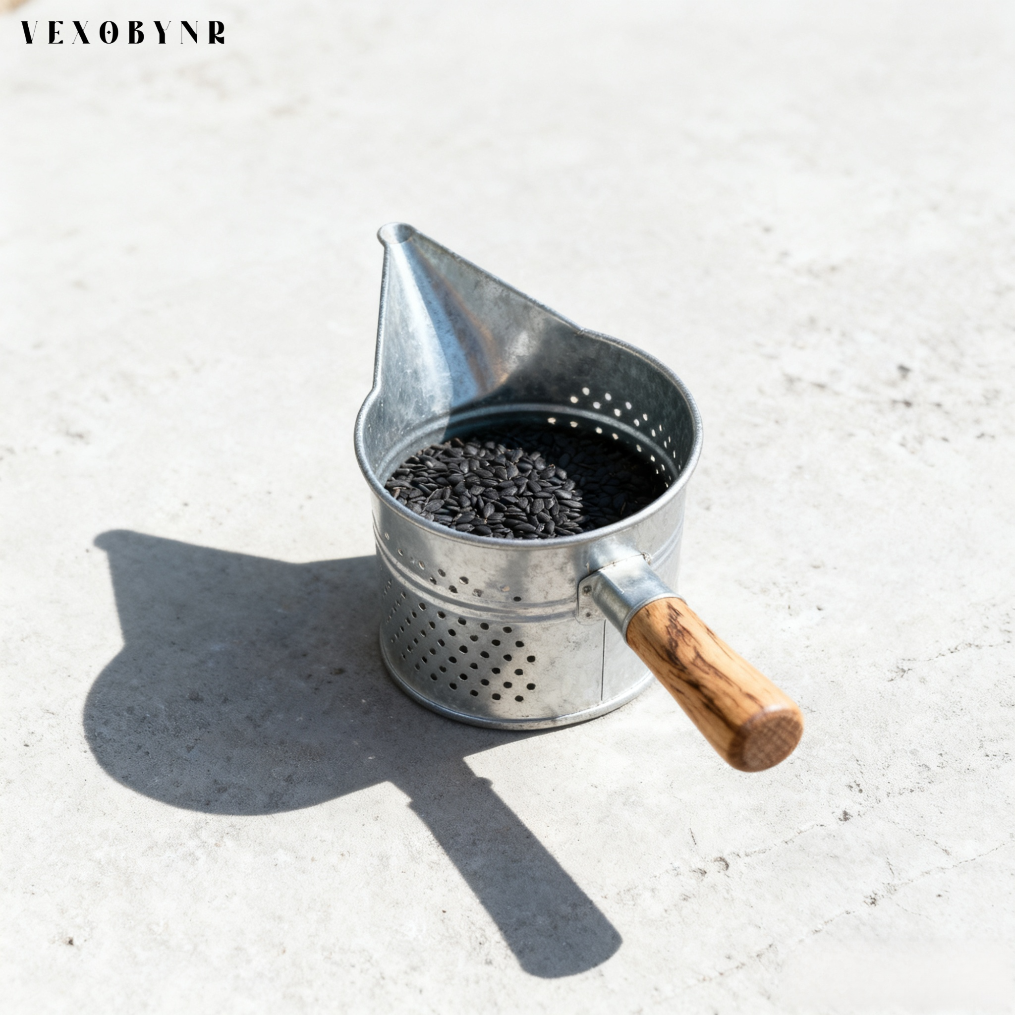 아연 도금 금속 씨앗 뿌리기 용기(10개)