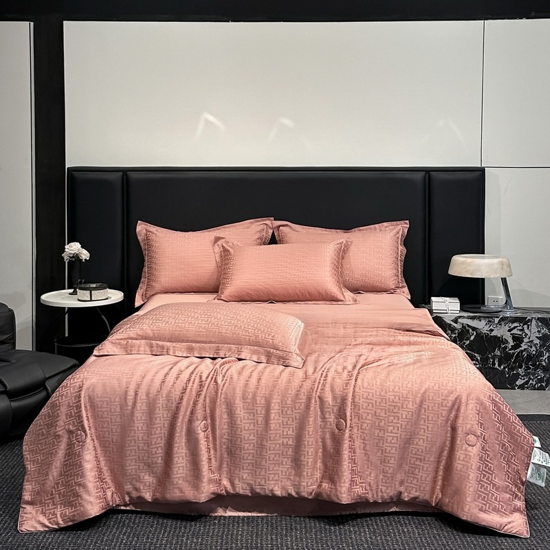 ผ้าห่มฤดูร้อนใยไลโอเซลลายแจ็คการ์ด ผิวสัมผัสนุ่มลื่น ใช้กับแอร์ได้ ซักเครื่องได้