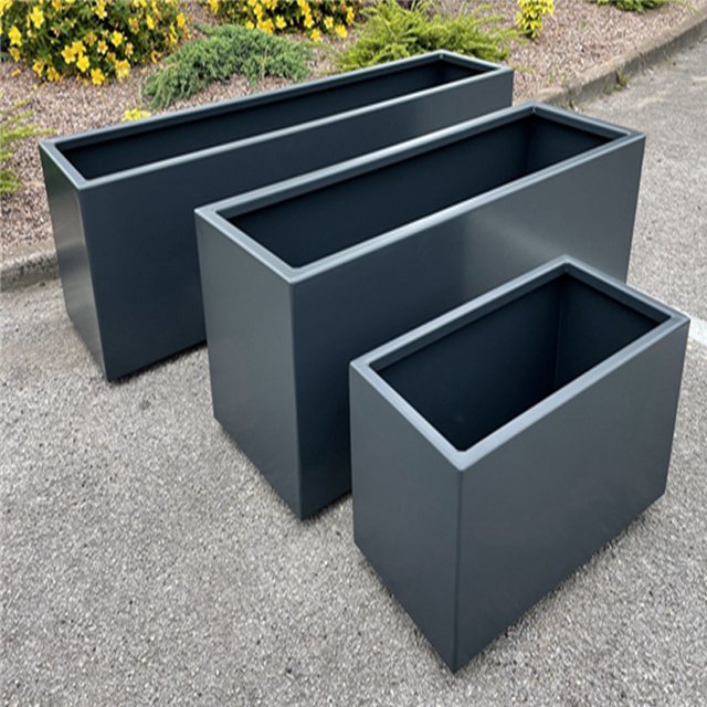 アルミ製ガーデンフラワーポットボックス