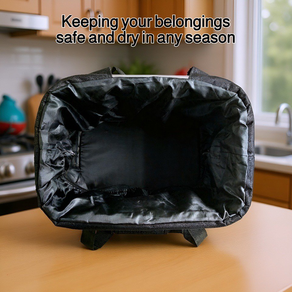 Folding bike basket attached to bicycle handlebars