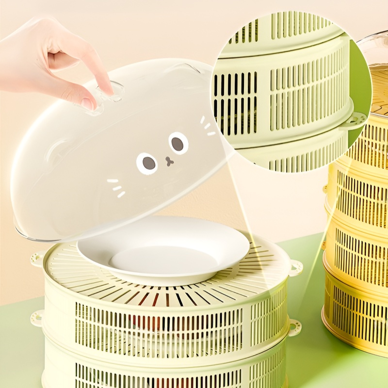 다층 수납 선반 먼지커버