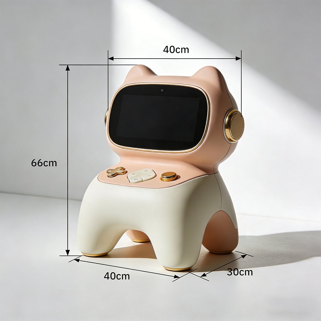 두뇌발달을 위한 교육용 게임기 사용 모습