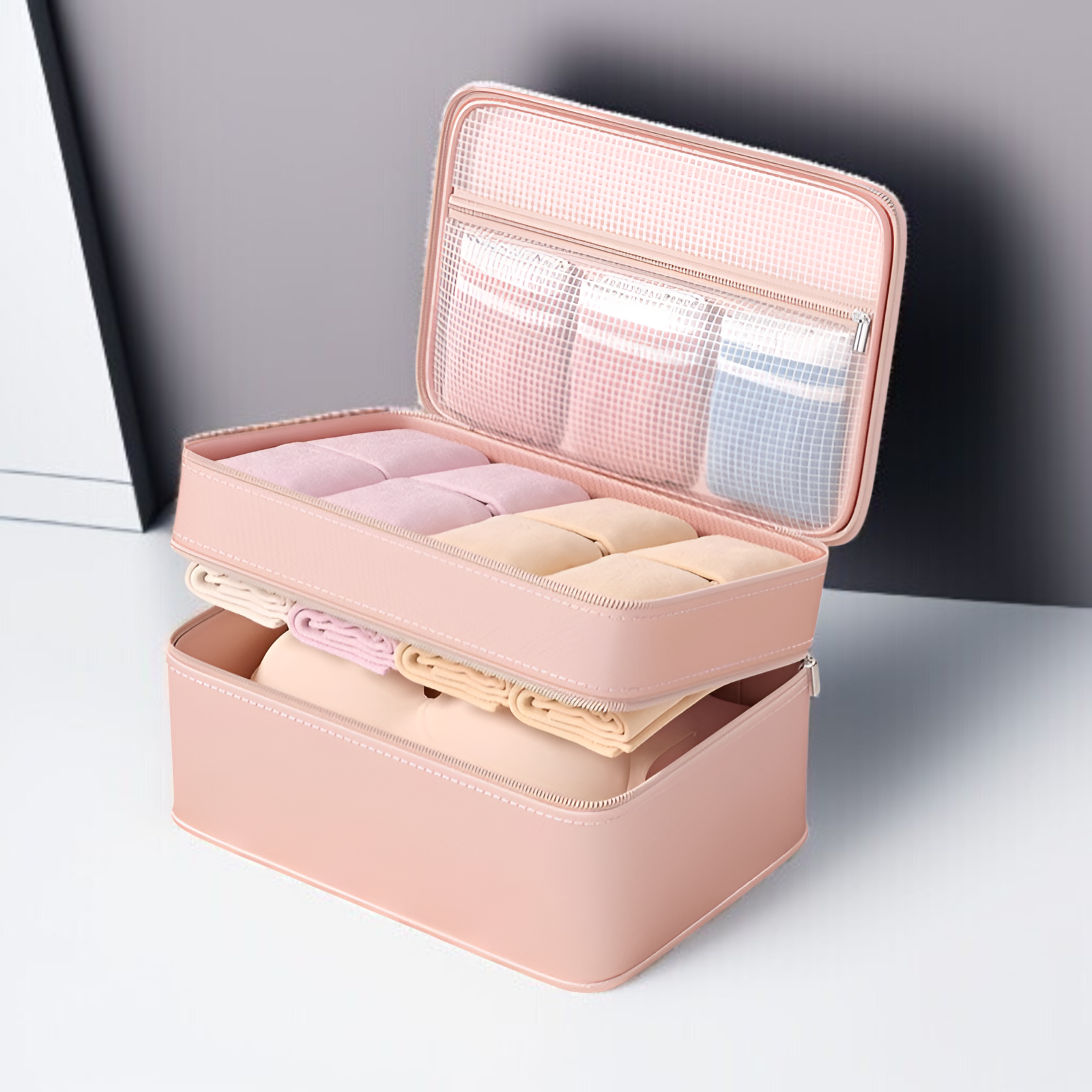 여행 휴대용 분장 속옷 수납 가방