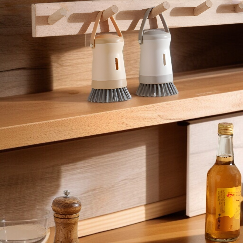 ポットブラシアーティファクトキッチン特別なポットブラシは油に固執せず、ポットを傷つけません多機能クリーニングブラシ家庭用ロングハンドルポットブラシ