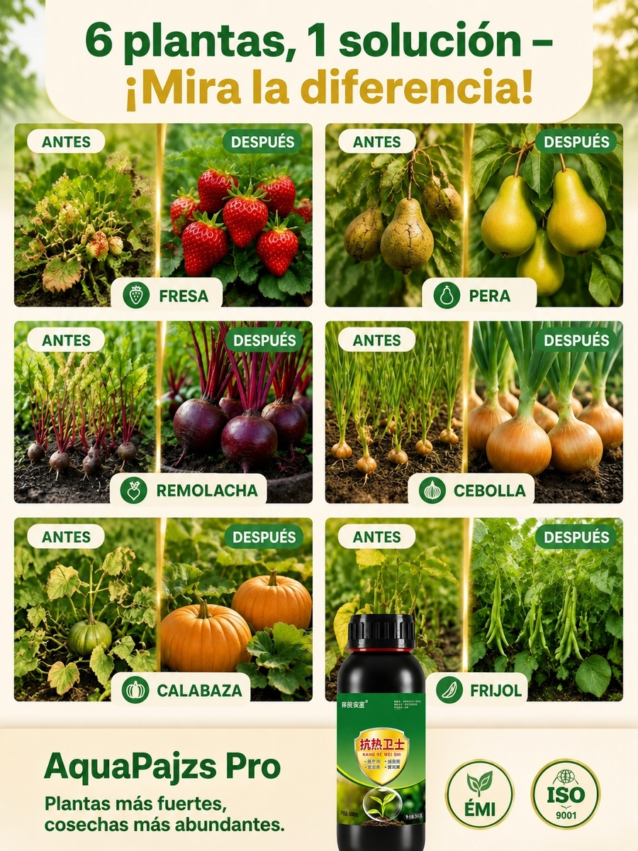 【100% Orgánico】BioRoot X™ - Solución nutritiva vegetal-Sin hormonas, sin residuos, cosecha segura