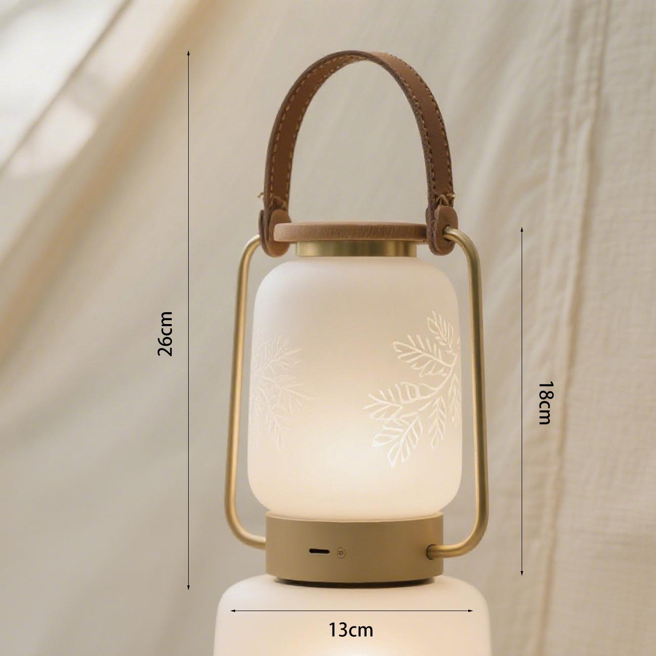 Luz LED recargable para tienda de campaña