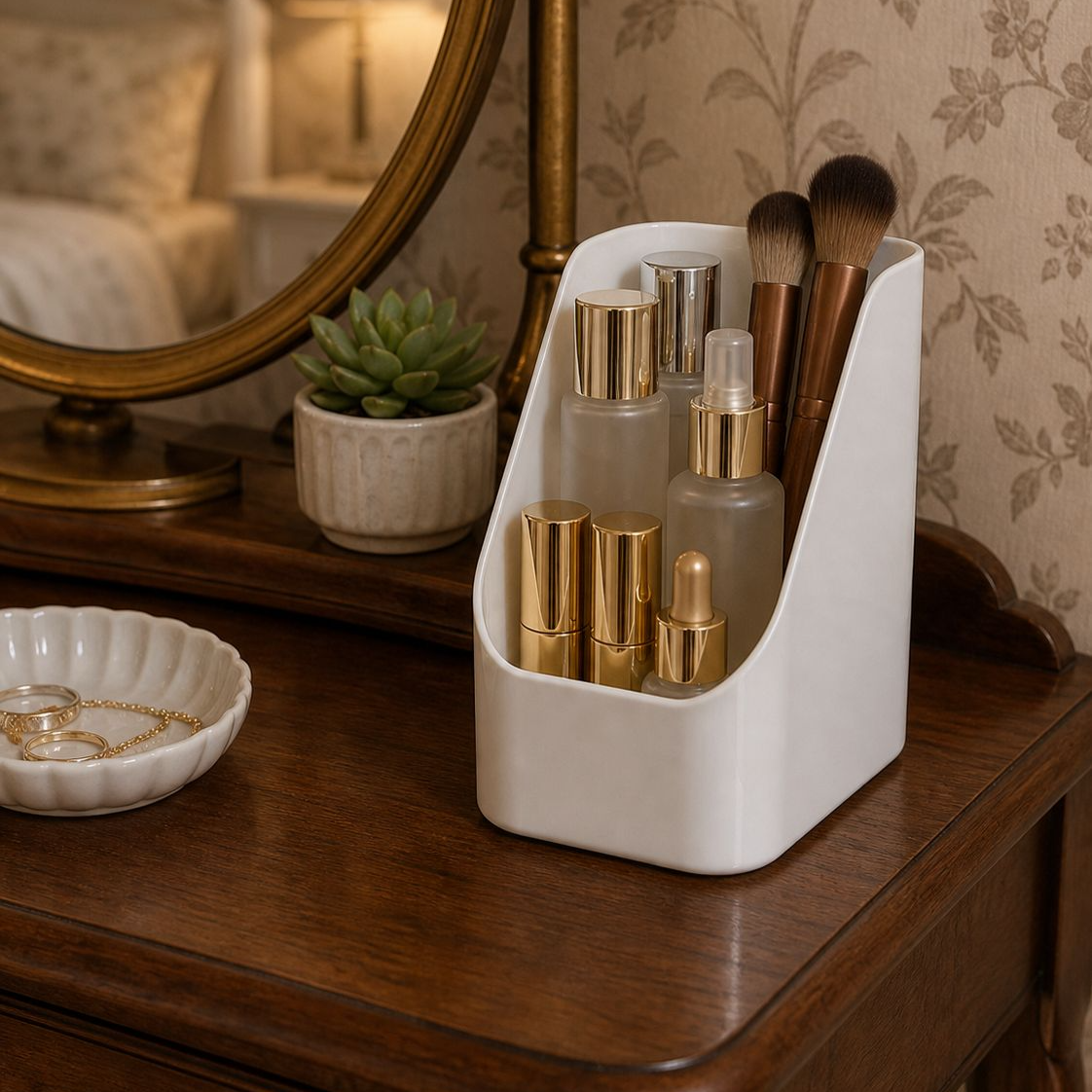 Multi-functional Plastic Vegetable Storage Box Desktop Organizer