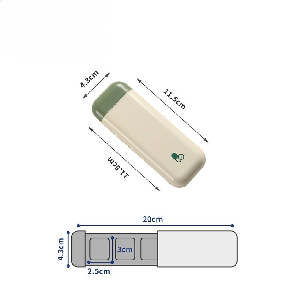 กล่องเก็บยาอเนกประสงค์ กล่องเก็บเครื่องประดับกันฝุ่นแบบพกพา
