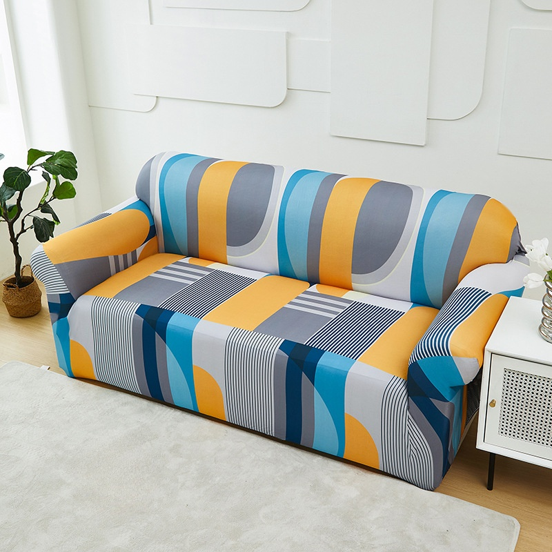 Funda de sofá elástica, protector total para sofá con brazos, cubierta de tela antipolvo
