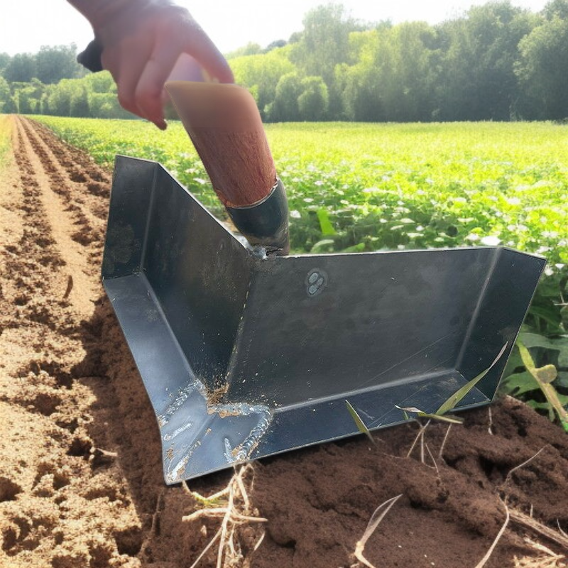 망간강호미 수동 이랑개랑공구 양광파종 두꺼운재질 홈농업용호미