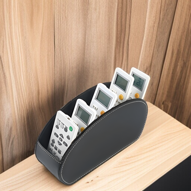 ブラックライチ柄事務用品収納リモコン収納ボックスPU化粧品収納ボックス