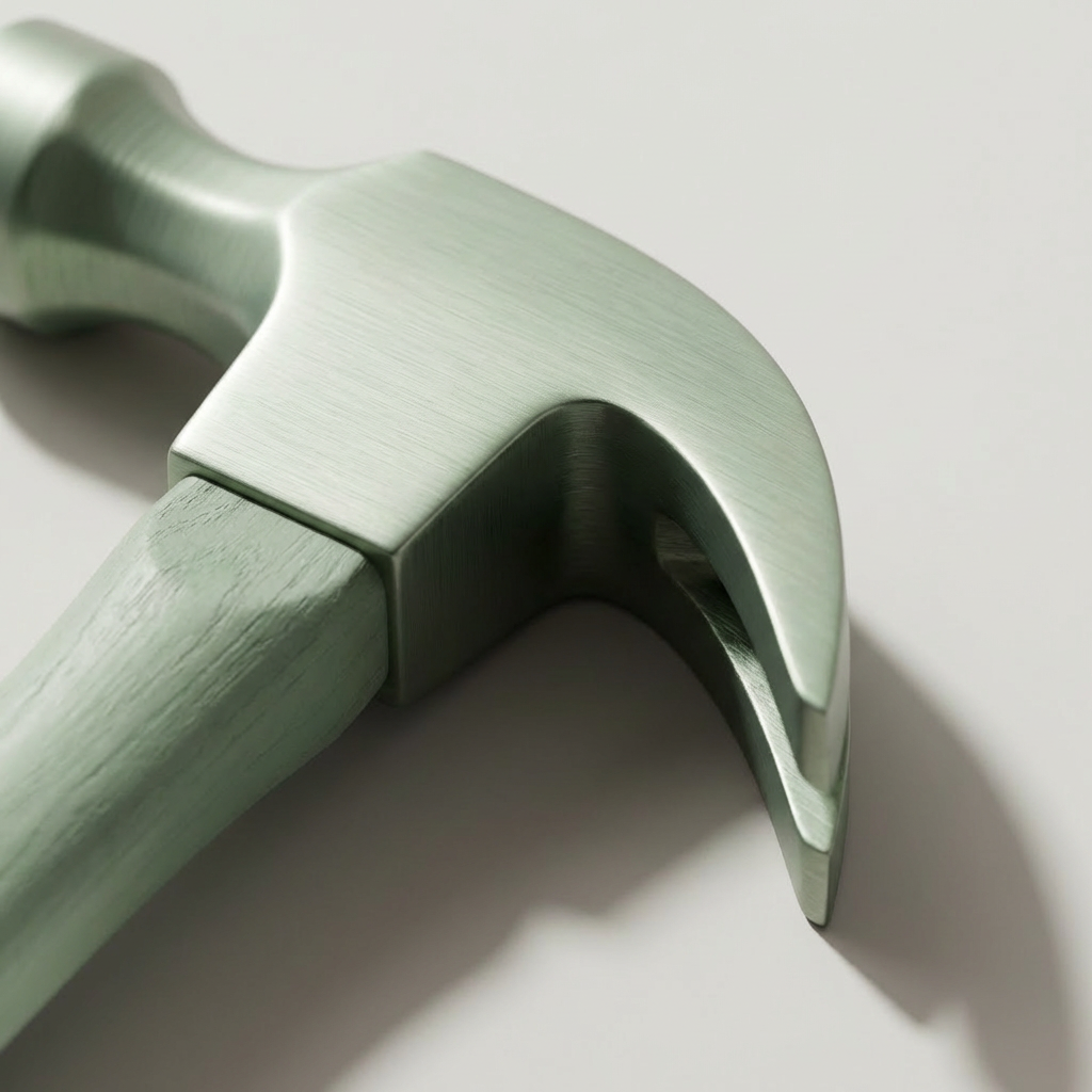 釘抜き用クローハンマーのアップ