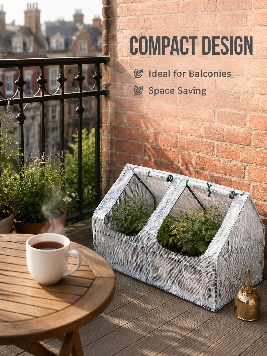 Frostproof Home Greenhouse for Balcony, Patio, Garden, and Outdoor Use