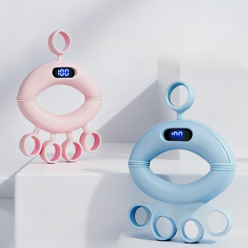 Grip strength counter finger trainer