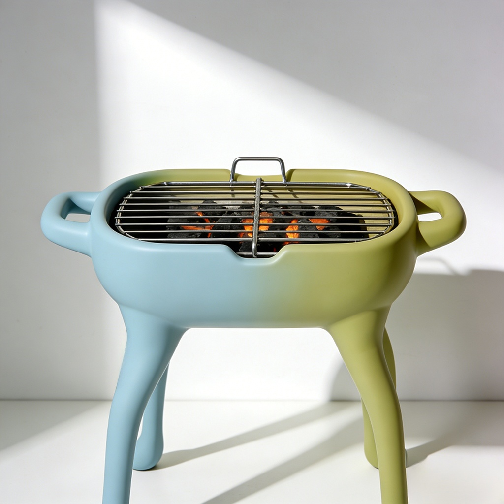 Multifunkciós kültéri grillsütő modern dizájnnal