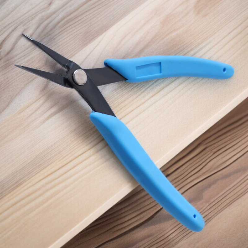 歯なし 細目ペンチ ワイヤーラップ延長プライヤー 精密素材ハンドビーズツール インチファインピンチジュエリープライヤー