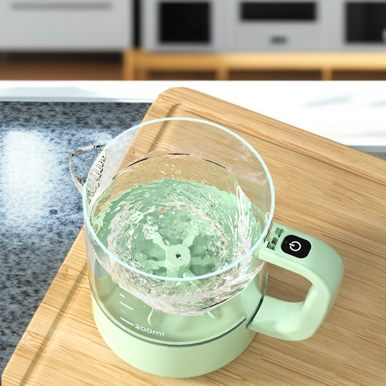 전자동 주방 간편 믹서 오곡 잡곡 거품기 전기 믹서 손세탁 프리 다용도 간편 믹서