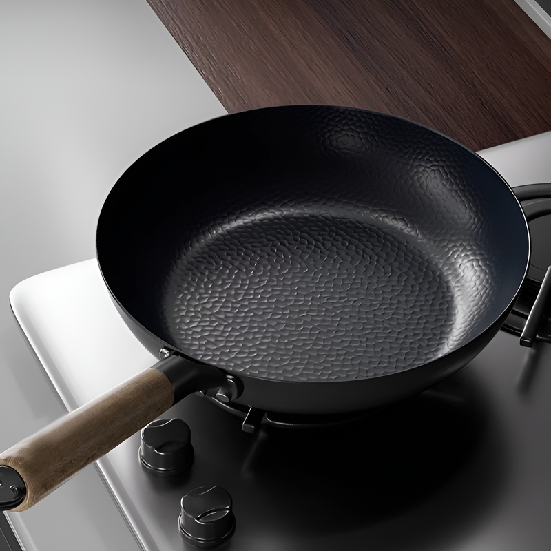 無塗層錘紋平底煎鍋
