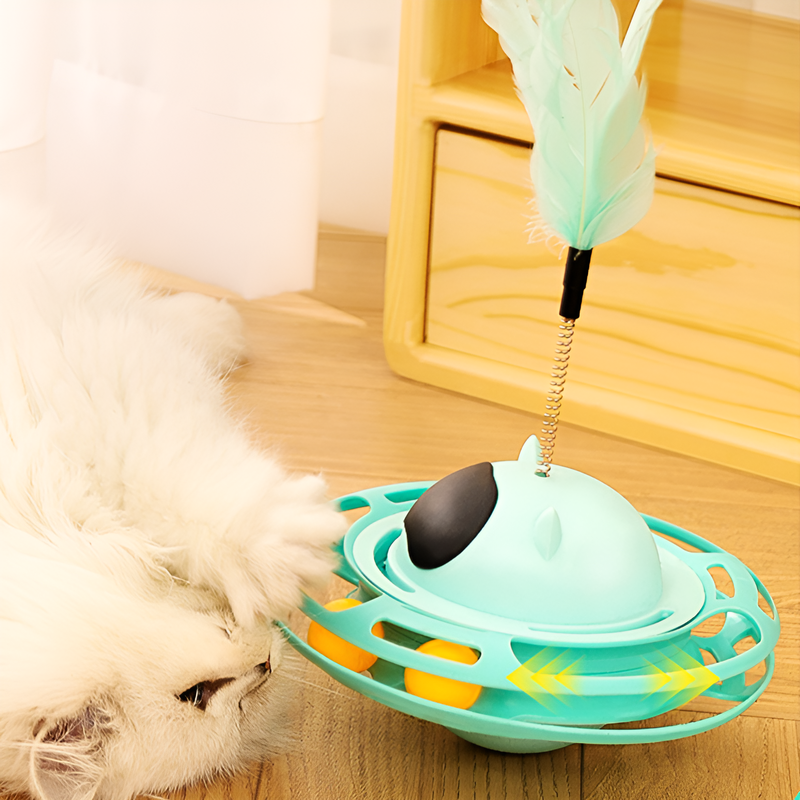 고양이 심심풀이 재미 장난감 오뚜기