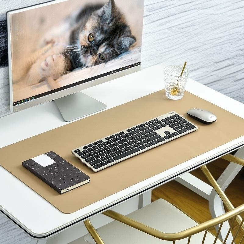 학생용 가죽 책상 패드 컴퓨터 마우스 패드 방수 대형 필기 데스크 패드