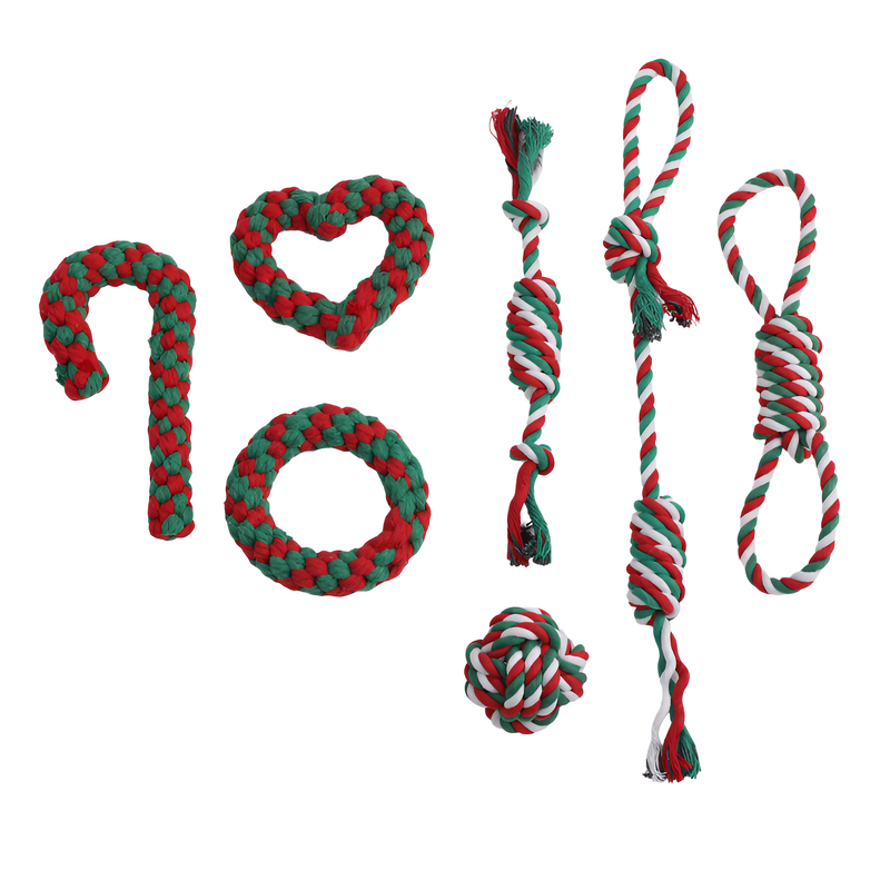 狗狗啃咬磨牙繩結