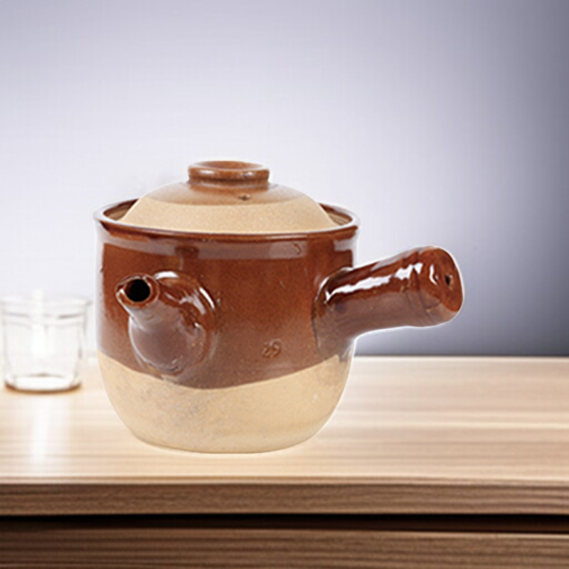 Chinesischer Arznei-Gesundheits-Tontopf, hochtemperaturbeständiger Arzneitopf