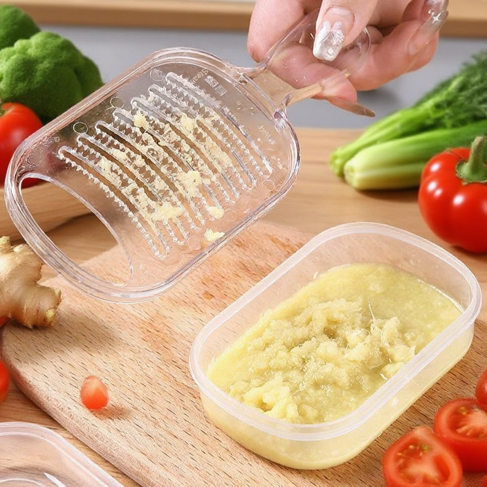 蒜泥薑蓉製作過程圖片