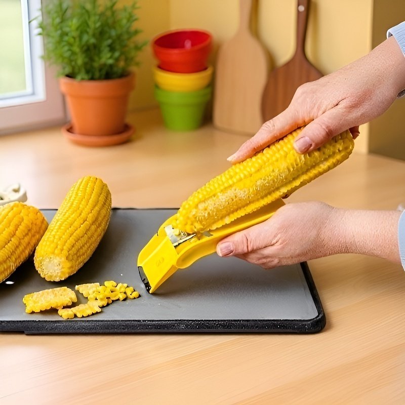 Corn cob peeler