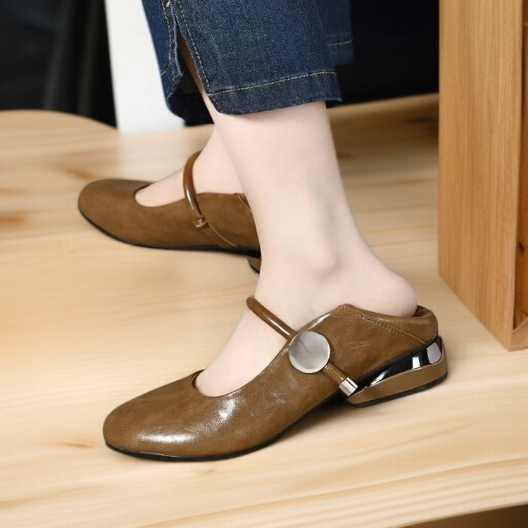 둥근머리 여성 여름 소프트 펌프스 연면 통굽 로퍼 둥근머리 여성 여름 소프트 펌프스 연면 로퍼