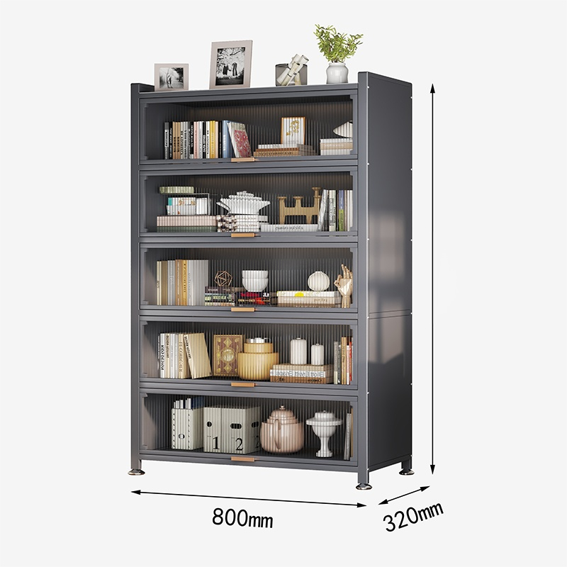  Armario de cocina resistente con estantes regulables y soporte