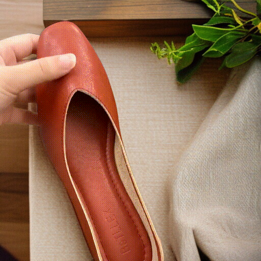 여성 소프트 스퀘어 펌프스 편안한 통풍 백배 출근 단화 플랫 발에 닳지 않는 여성 단화 소프트 코튼 굽 낮은 단화