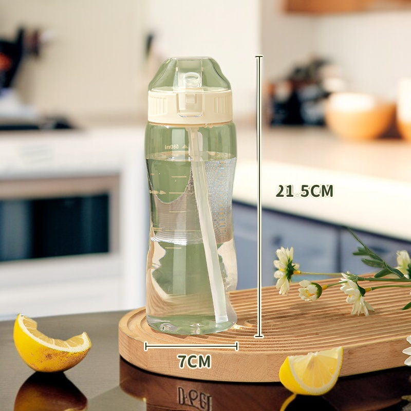 Durable High-temperature Resistant Visual Water Cup for Students and Adults