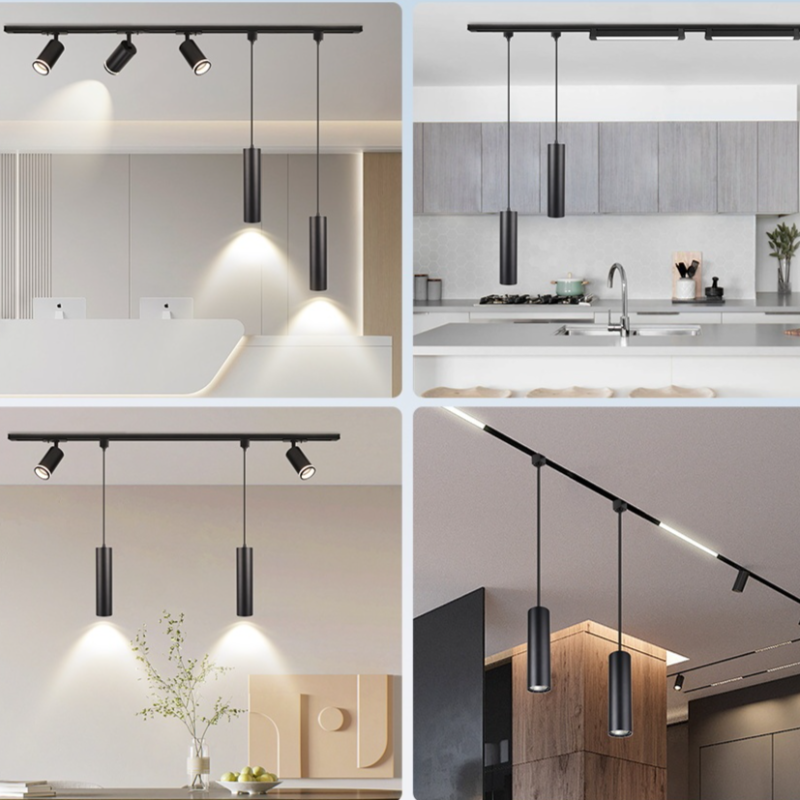 シンプルデザインの現代シャンデリア