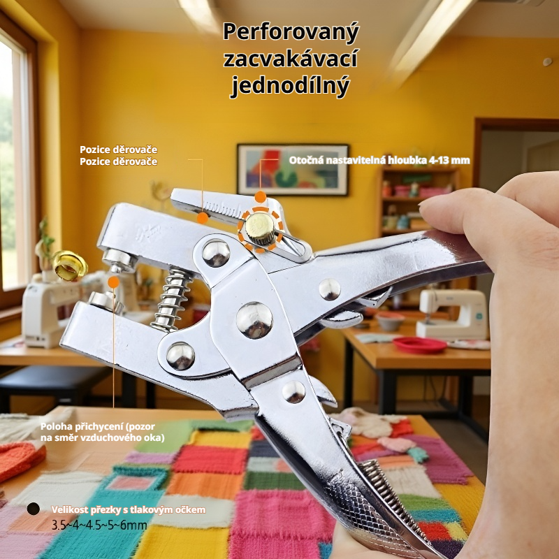 Obsah balení – kombinované kleště a průchodky