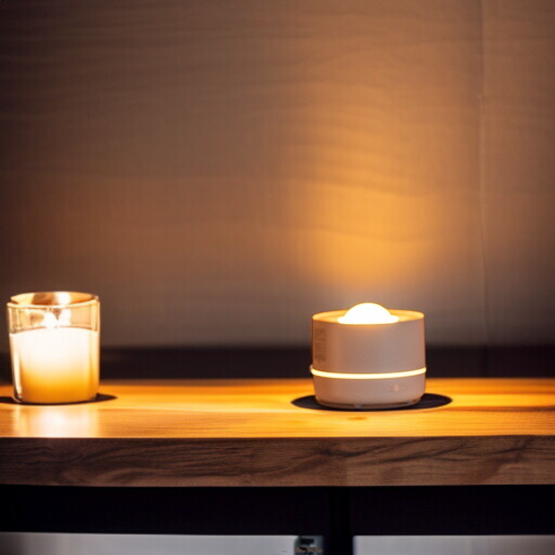 Humidificador portátil de escritorio con función giratoria