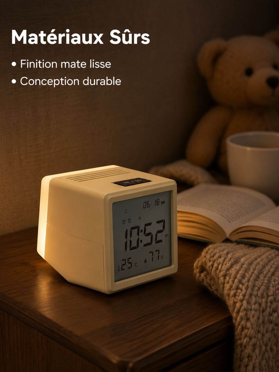 Réveil créatif lampe de nuit balançoire
