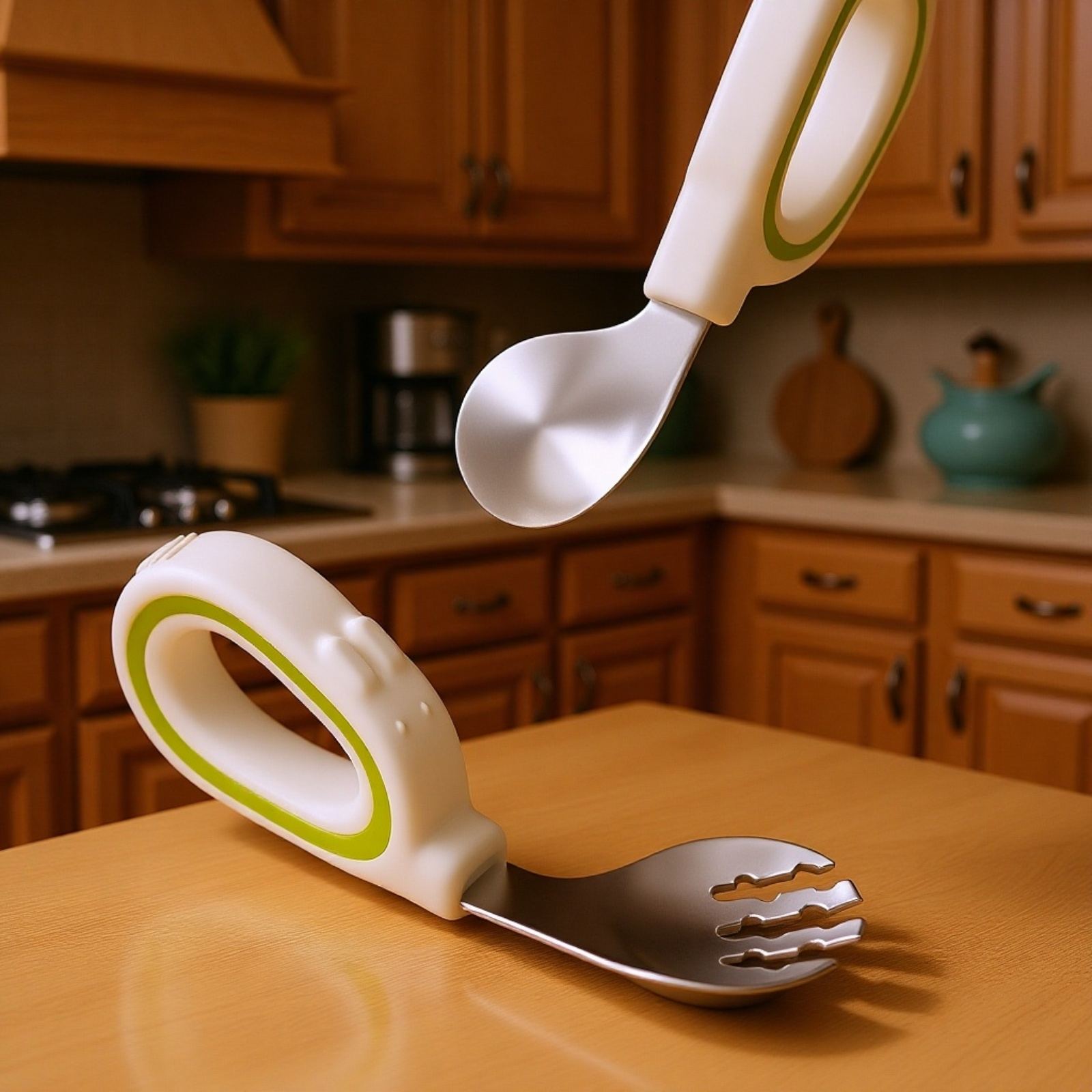 Nerezová vidlička pro kojence