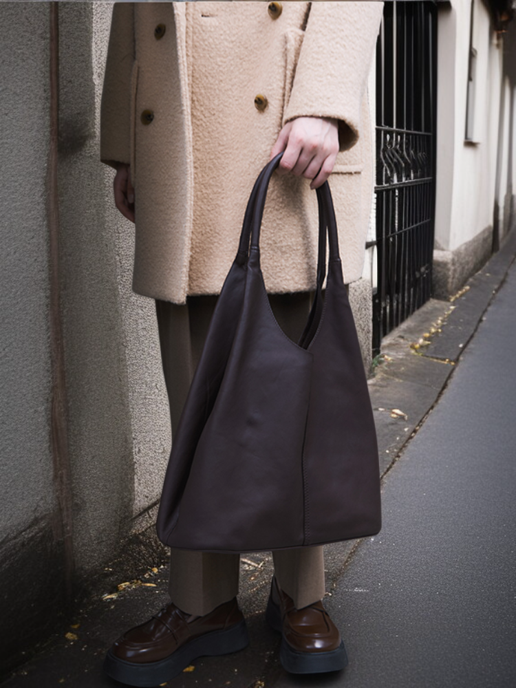 초경량 양가죽 양면 백 + 내장 포켓