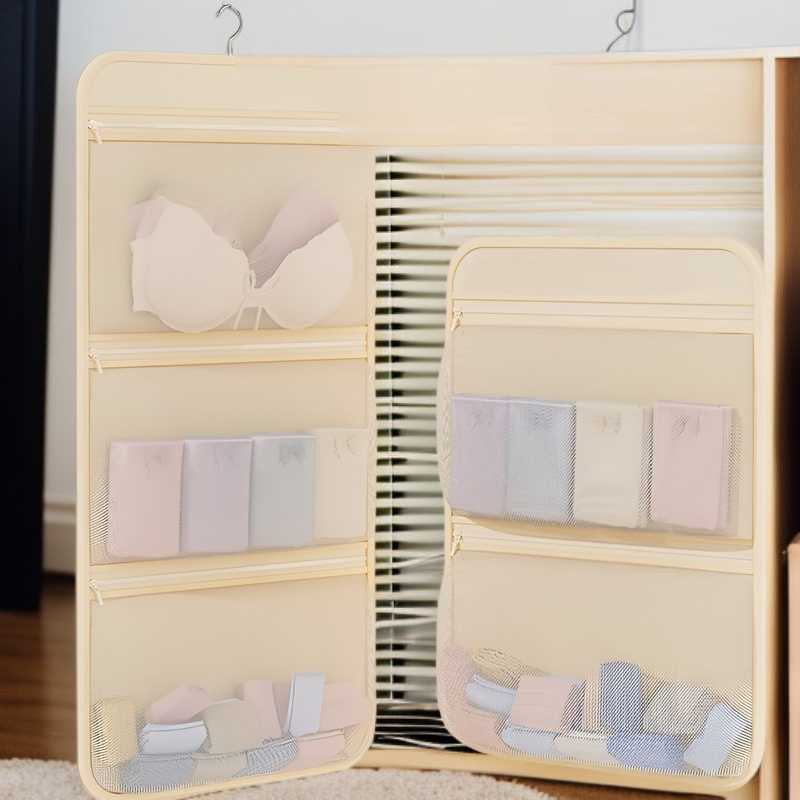 기숙사 옷장 속옷 걸이 가방 걸이 그물 가방