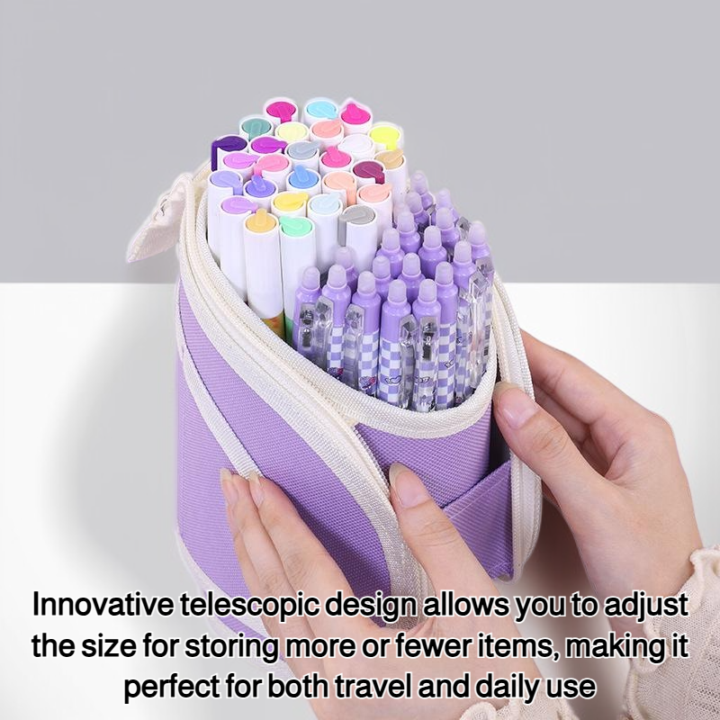 New multifunctional telescopic pencil case