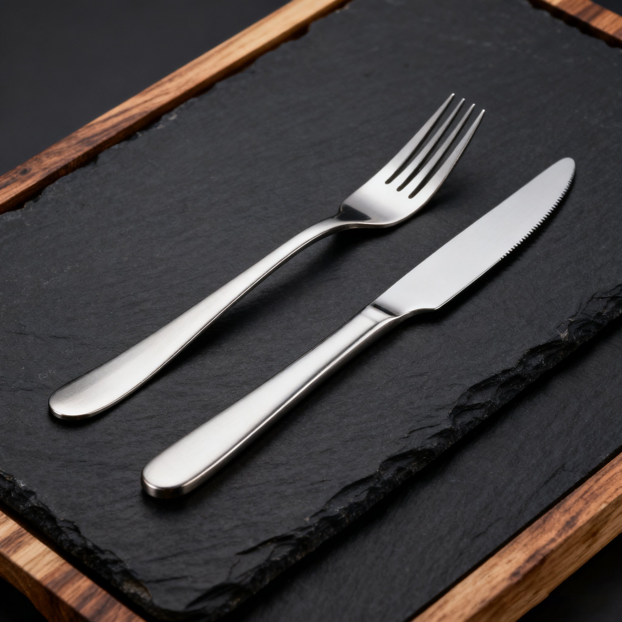 Silbernes Messer- und Gabelset(3 Stück)