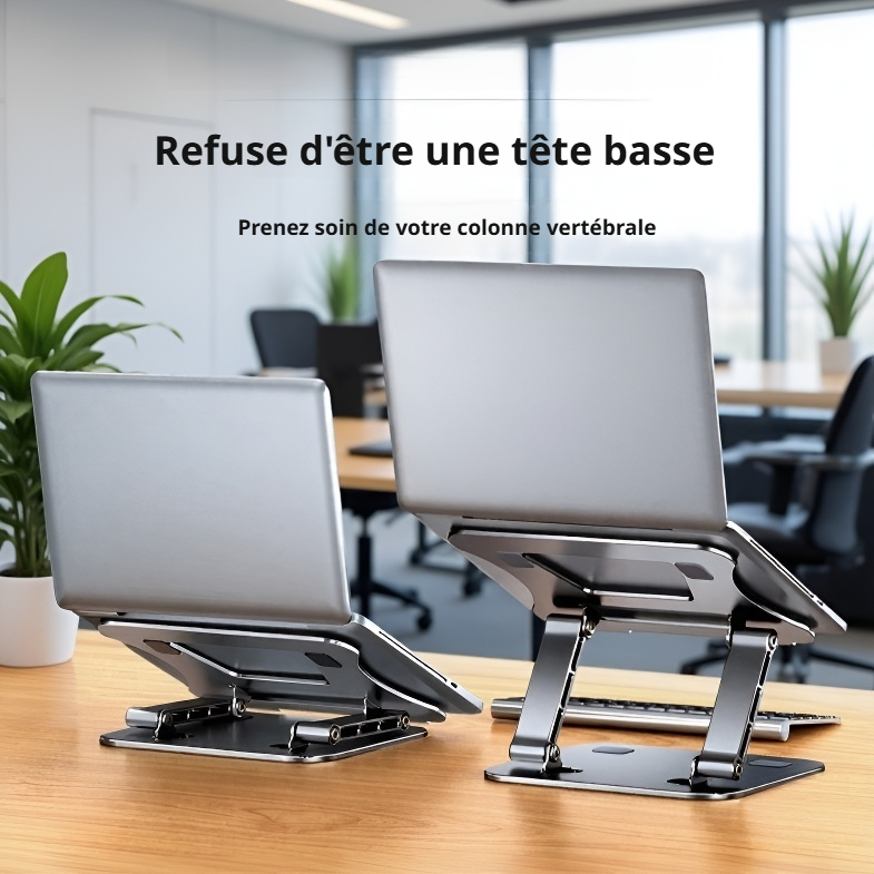 Support pliable pour ordinateur portable