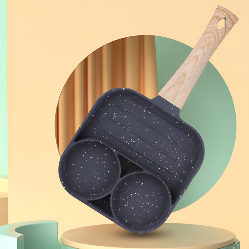 Sartén de cuatro agujeros