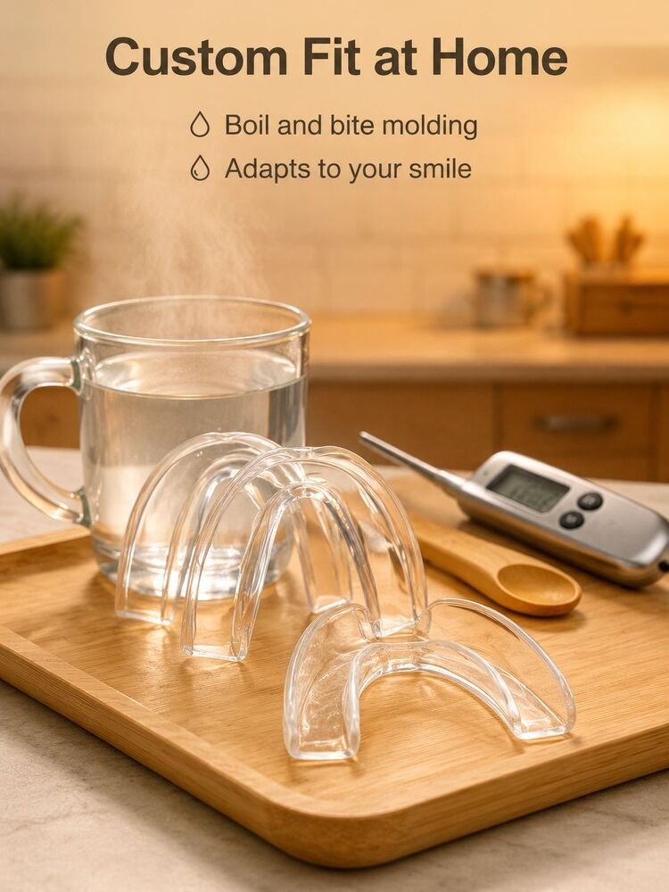 No-Handle Nighttime Dental Guard with Storage Box