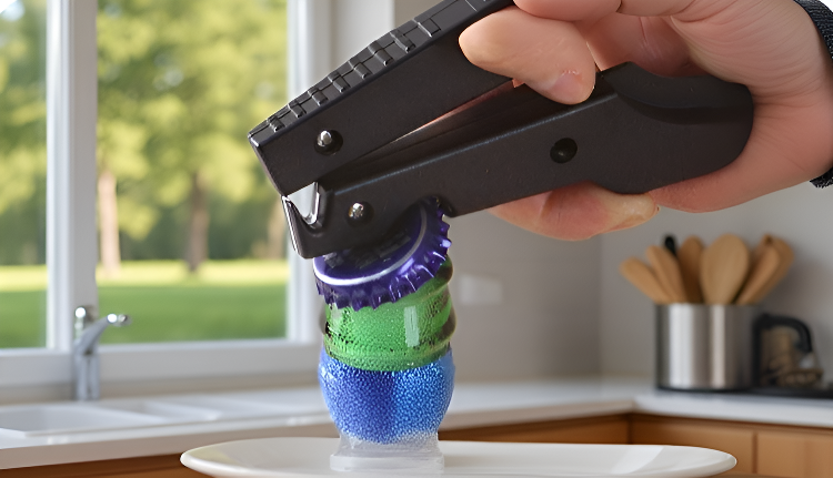 Abrelatas multifuncional con mango antideslizante